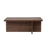 Habitat et Jardin Table basse en bois  Harbor  - 120 x 45 x 30 cm - Noyer