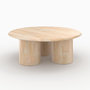 Voir la diapositive 1 : Rendez vous déco Table basse ronde en bois de manguier D90 cm-Sacha