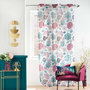 Voir la diapositive 4 : Paris Prix Rideau Voilage à Œillets Imprimé  Winteria  140x240cm Blanc