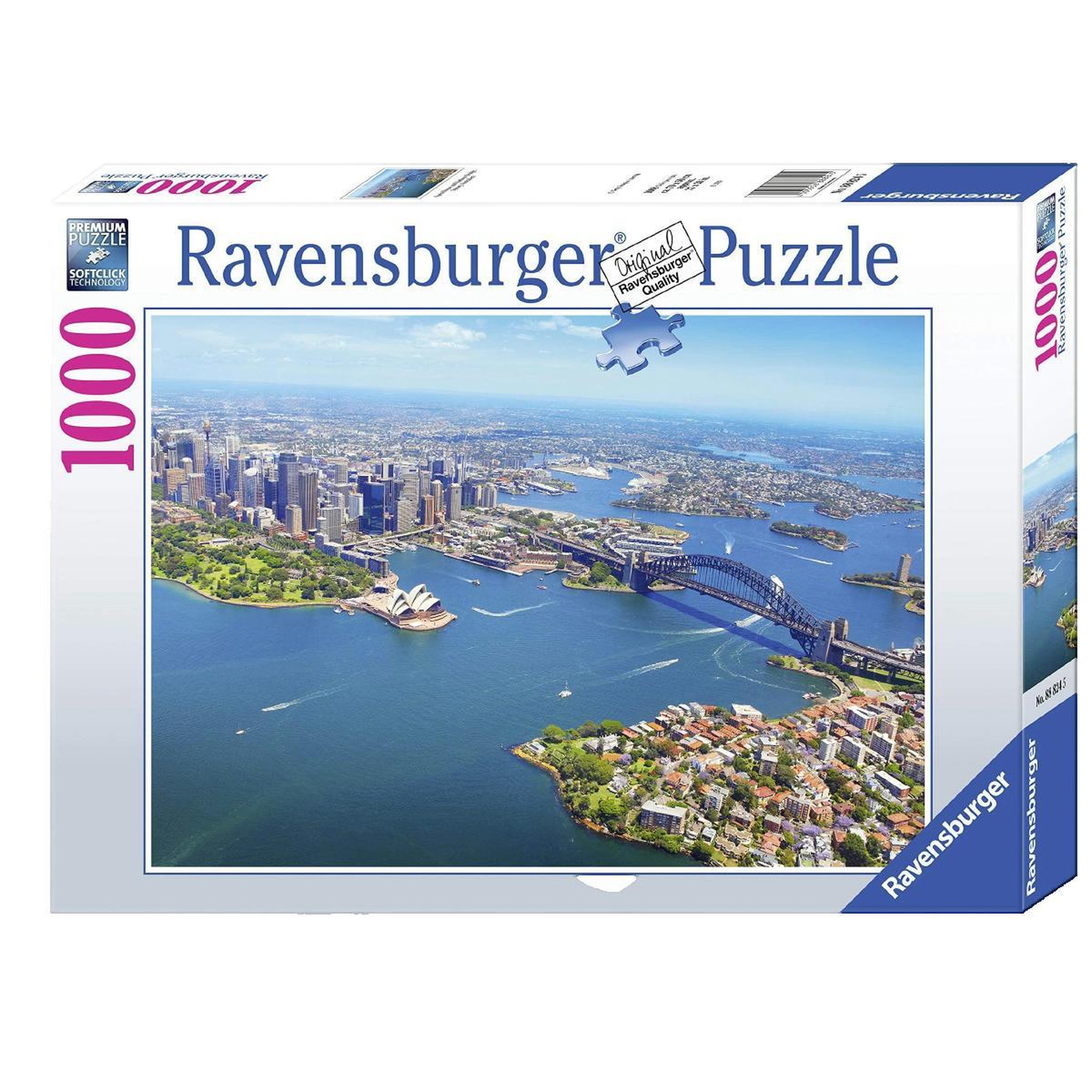Voir la diapositive 2 : RAVENSBURGER Puzzle 1000 pièces Sydney Australie - Adulte - Ravensburger