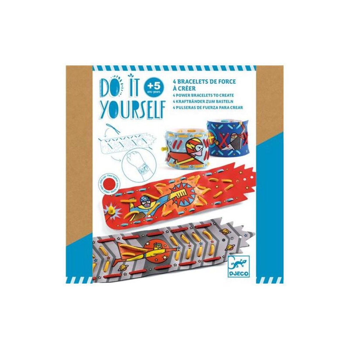 Djeco Jeu créatif Djeco Bracelets Super pouvoirs