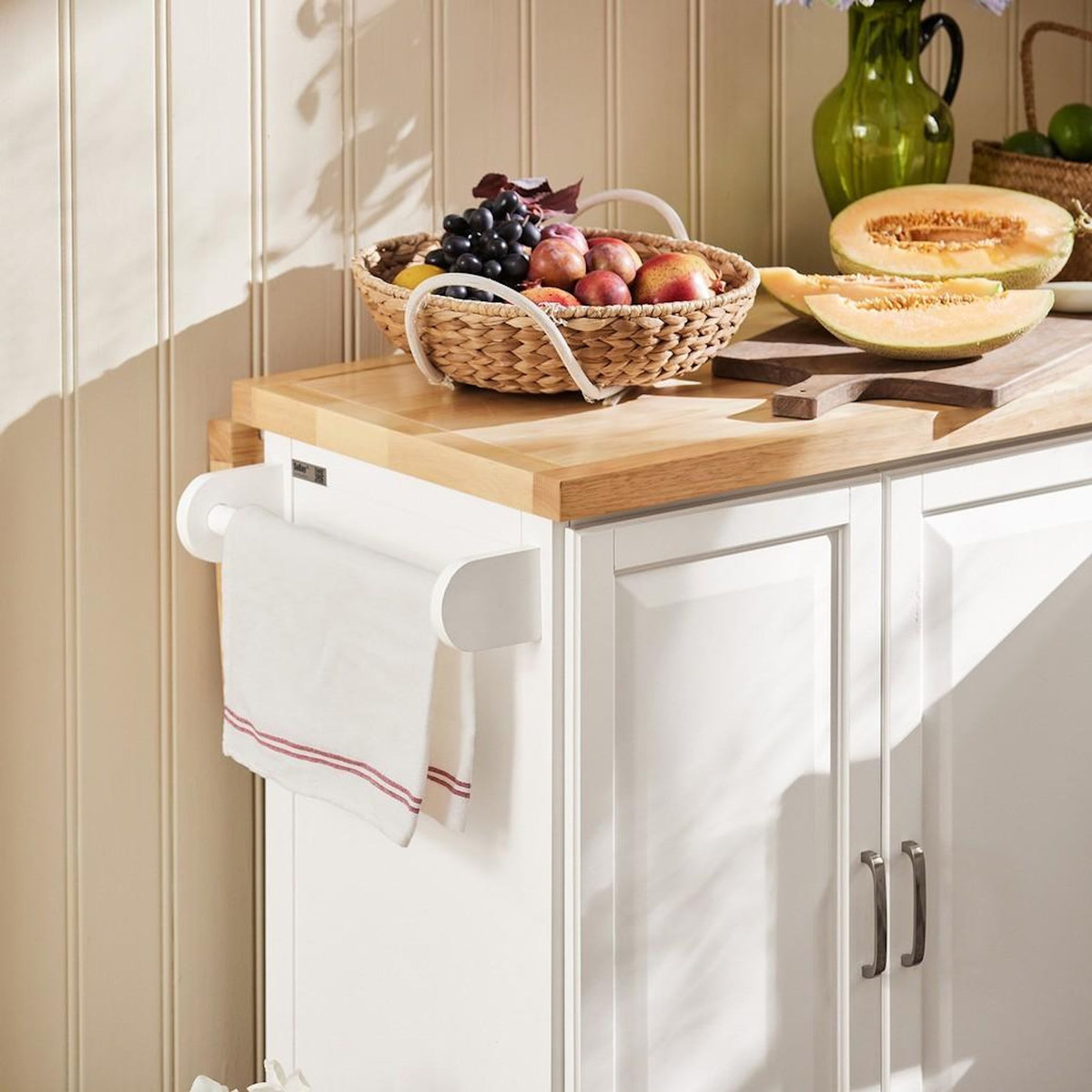 SOBUY SoBuy - Îlot De Cuisine à trois tiroirs - Classique - FKW41