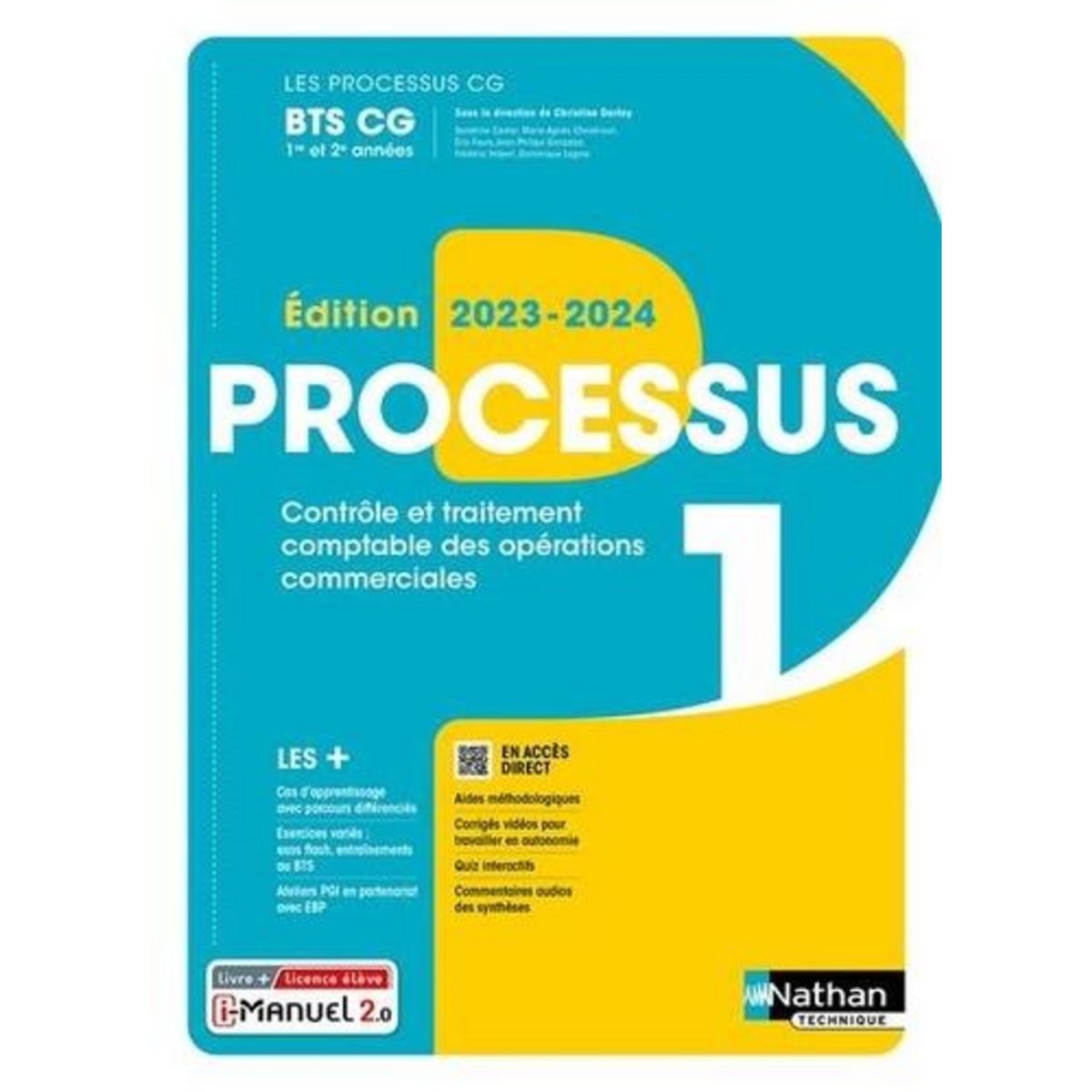 BTS CG 1RE ET 2E ANNEES PROCESSUS 1. EDITION 2023-2024, Darlay Christine