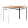 Voir la diapositive 6 : VIDAXL Ensemble de salle a manger 7 pcs MDF et acier Marron
