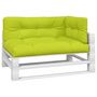 Voir la diapositive 3 : VIDAXL Coussins de palette lot de 3 vert vif tissu
