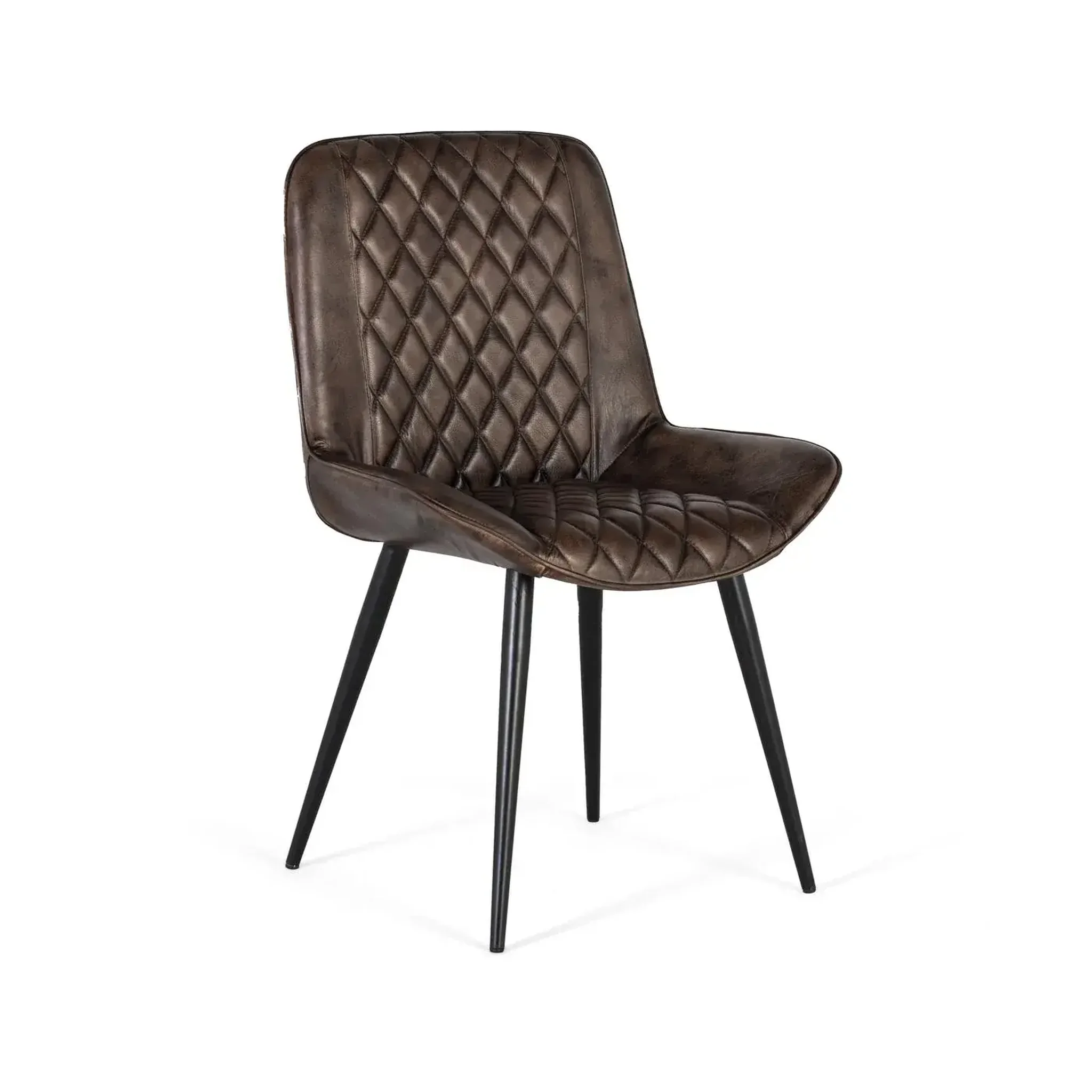 GINER Y COLOMER SL Chaise en cuir 53 cm style moderne classique