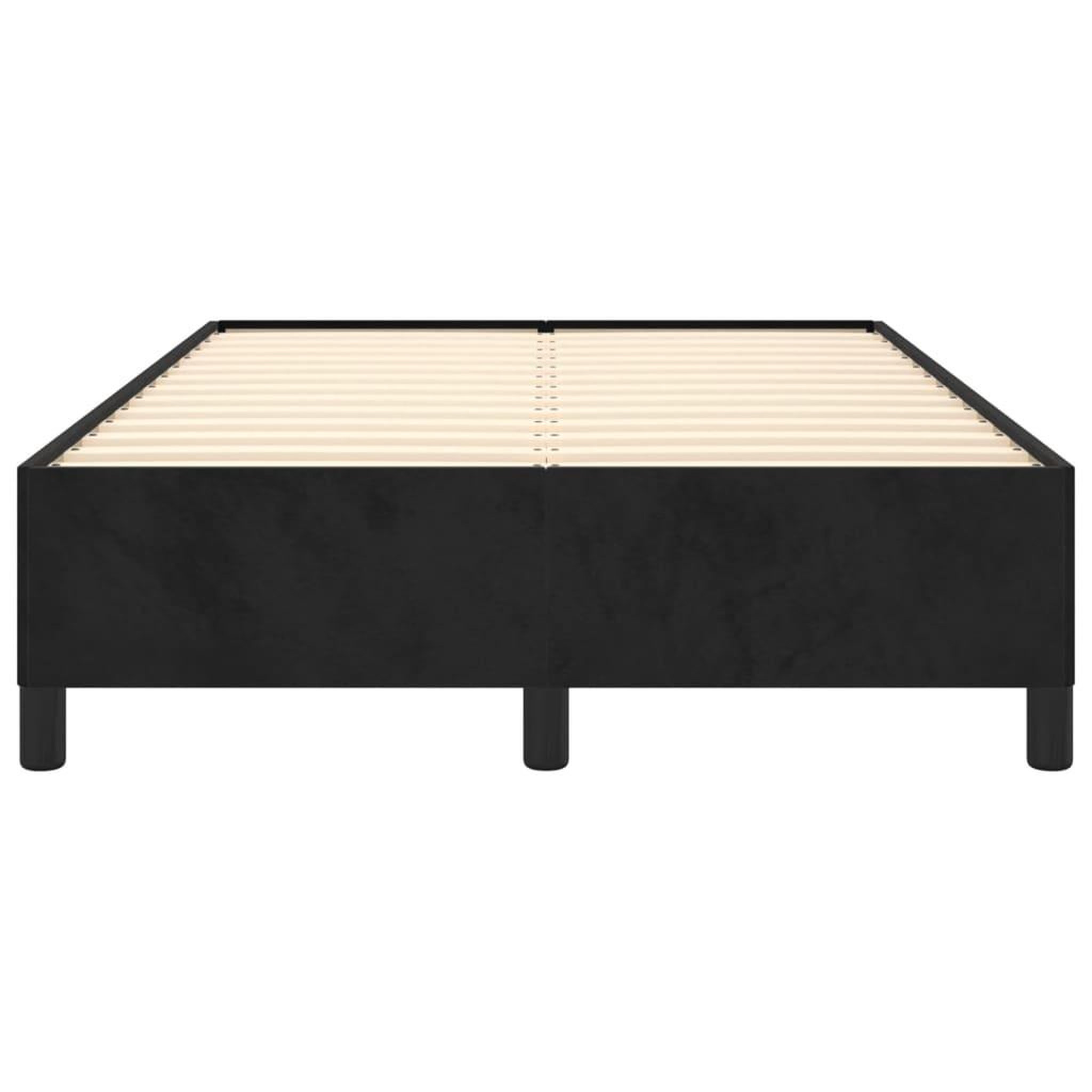 Voir la diapositive 5 : VIDAXL Cadre de lit sans matelas noir 120x190 cm velours