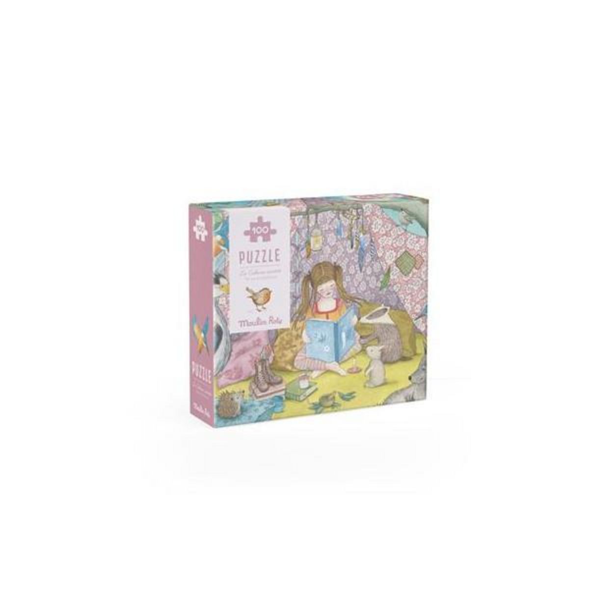 MOULIN ROTY Puzzle 100 pièces Moulin Roty La Cabane Secrète Les Rosalies