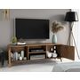 Voir la diapositive 2 : BEST MOBILIER Portmore - meuble tv - effet bois - 150 cm