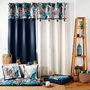 Voir la diapositive 3 : Paris Prix Matelas de Sol Imprimé  Alianor  60x120cm Bleu
