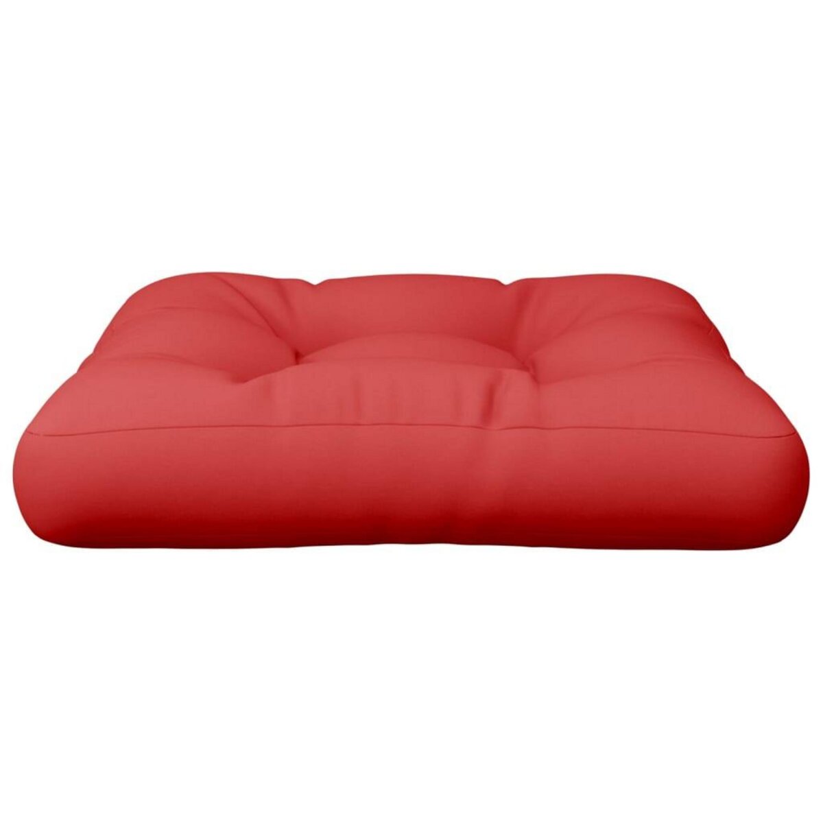 VIDAXL Coussin de palette rouge tissu
