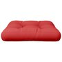 Voir la diapositive 4 : VIDAXL Coussin de palette rouge tissu