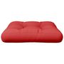 Voir la diapositive 4 : VIDAXL Coussin de palette rouge tissu