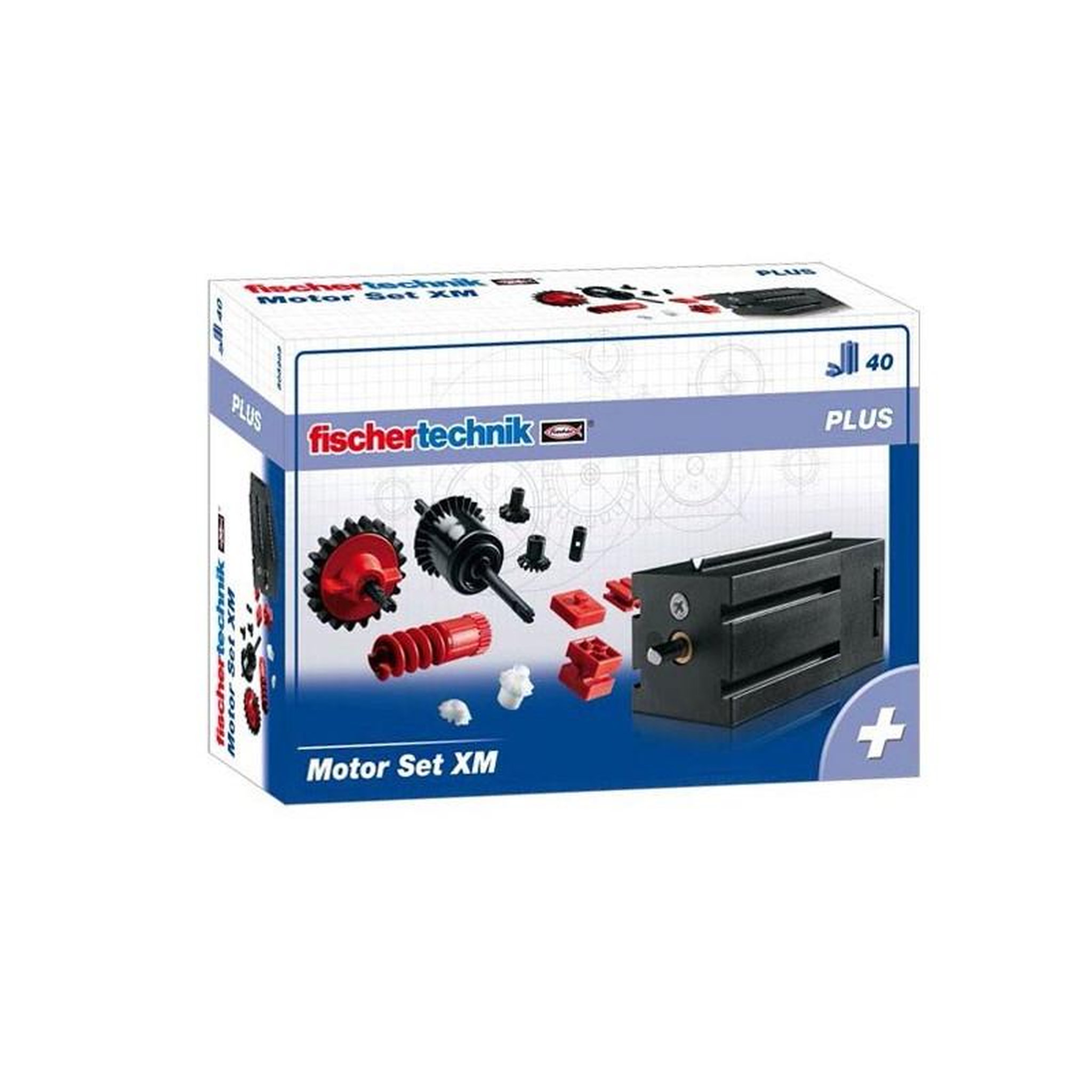 Fischer Fischertechnik Plus-Motor Set XM, 40dlg.