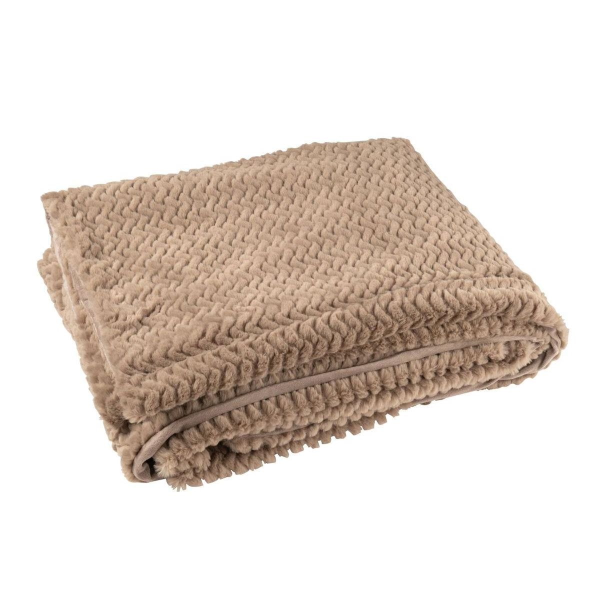 Paris Prix Plaid Uni  Winter  130x180cm Taupe