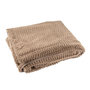 Voir la diapositive 2 : Paris Prix Plaid Uni  Winter  130x180cm Taupe
