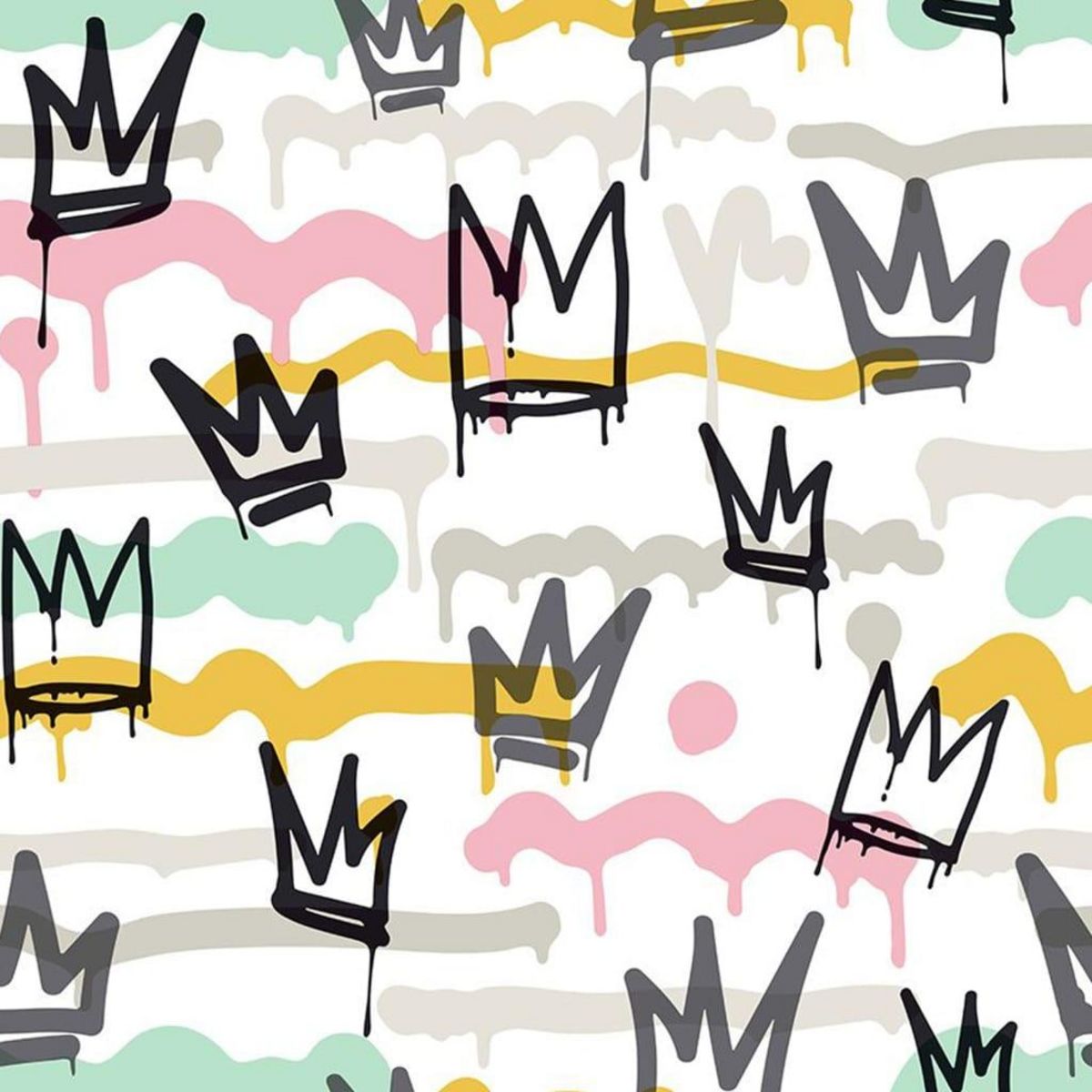 Noordwand Noordwand Papier peint Friends & Coffee Sith Graffity and Crowns