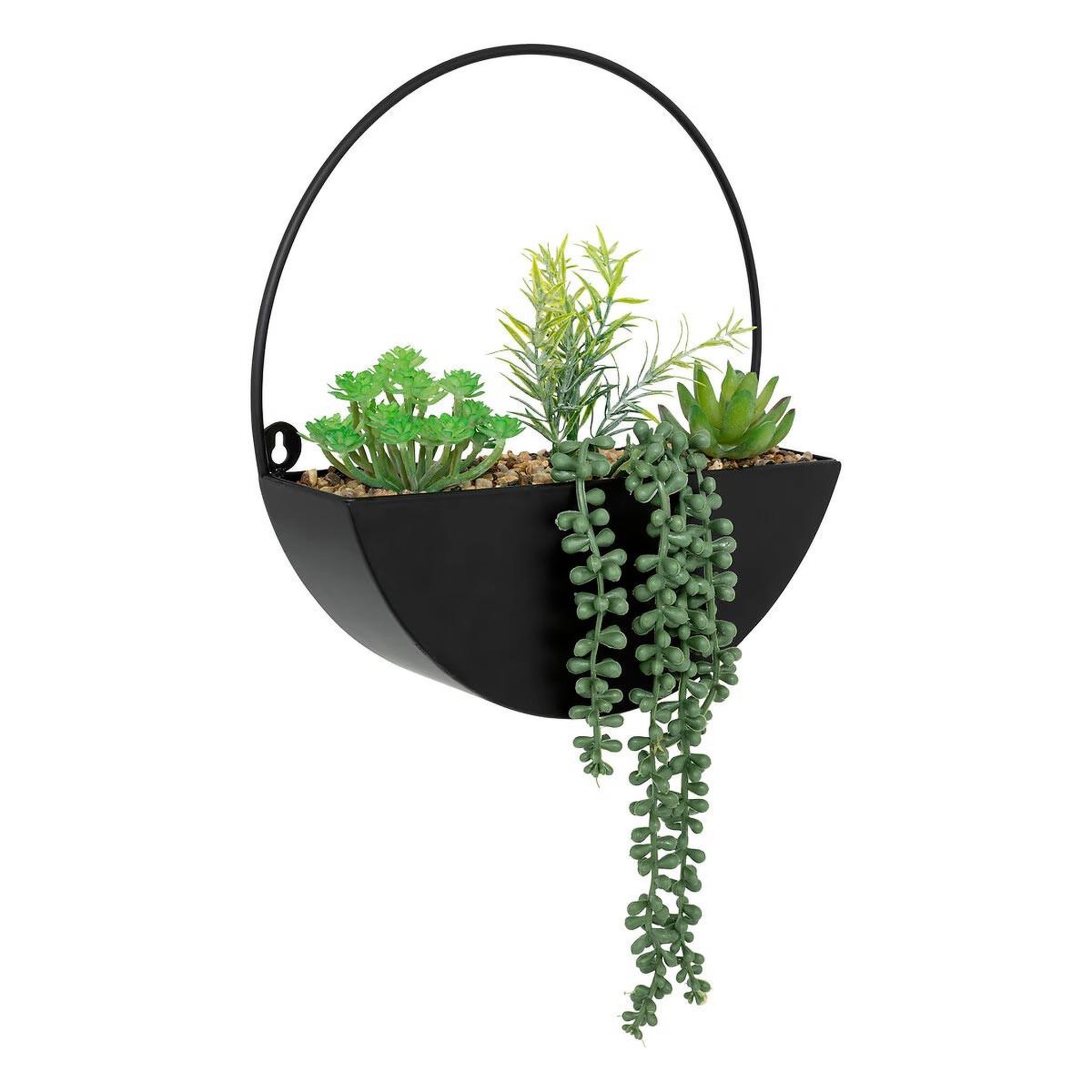 ATMOSPHERA Plante artificielle à suspendre  imy  41cm noir