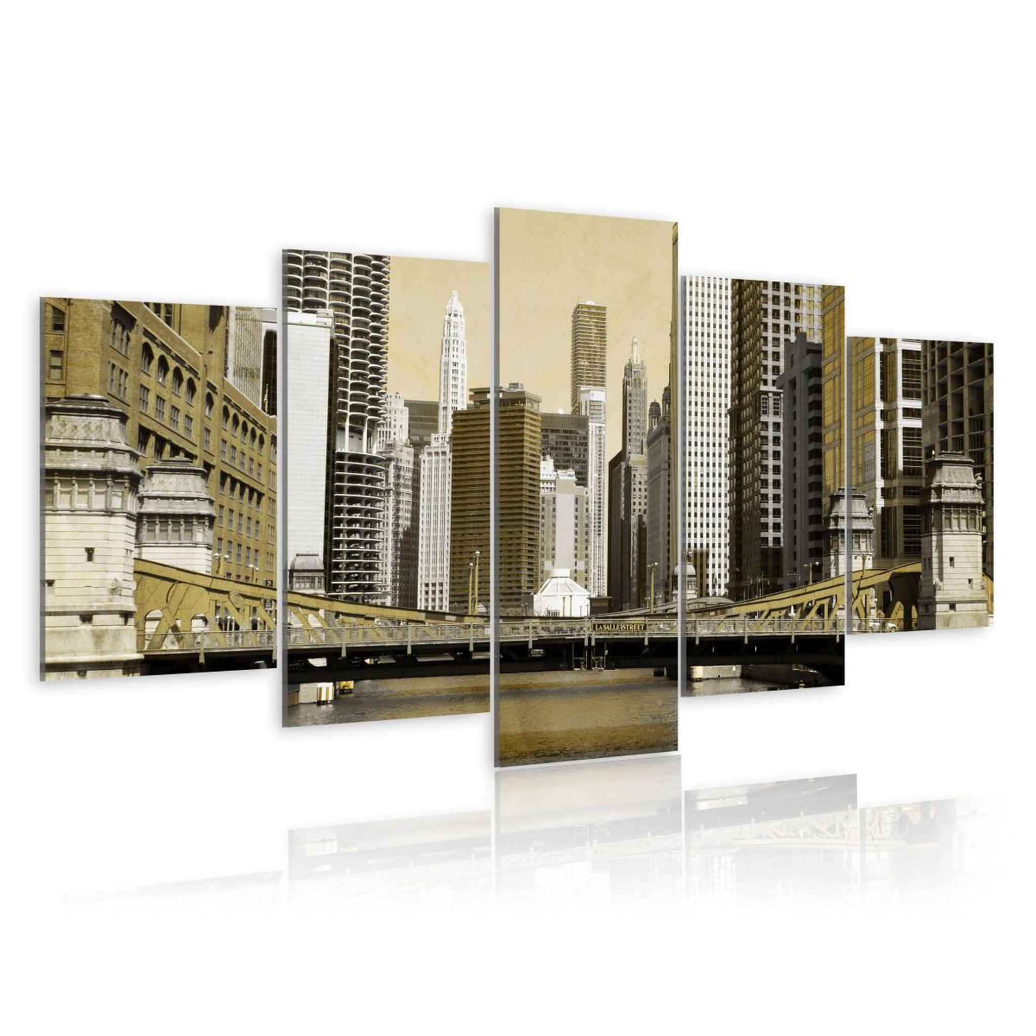 Paris Prix Tableau imprimé  new york vintage. Coloris disponibles : Multicolore