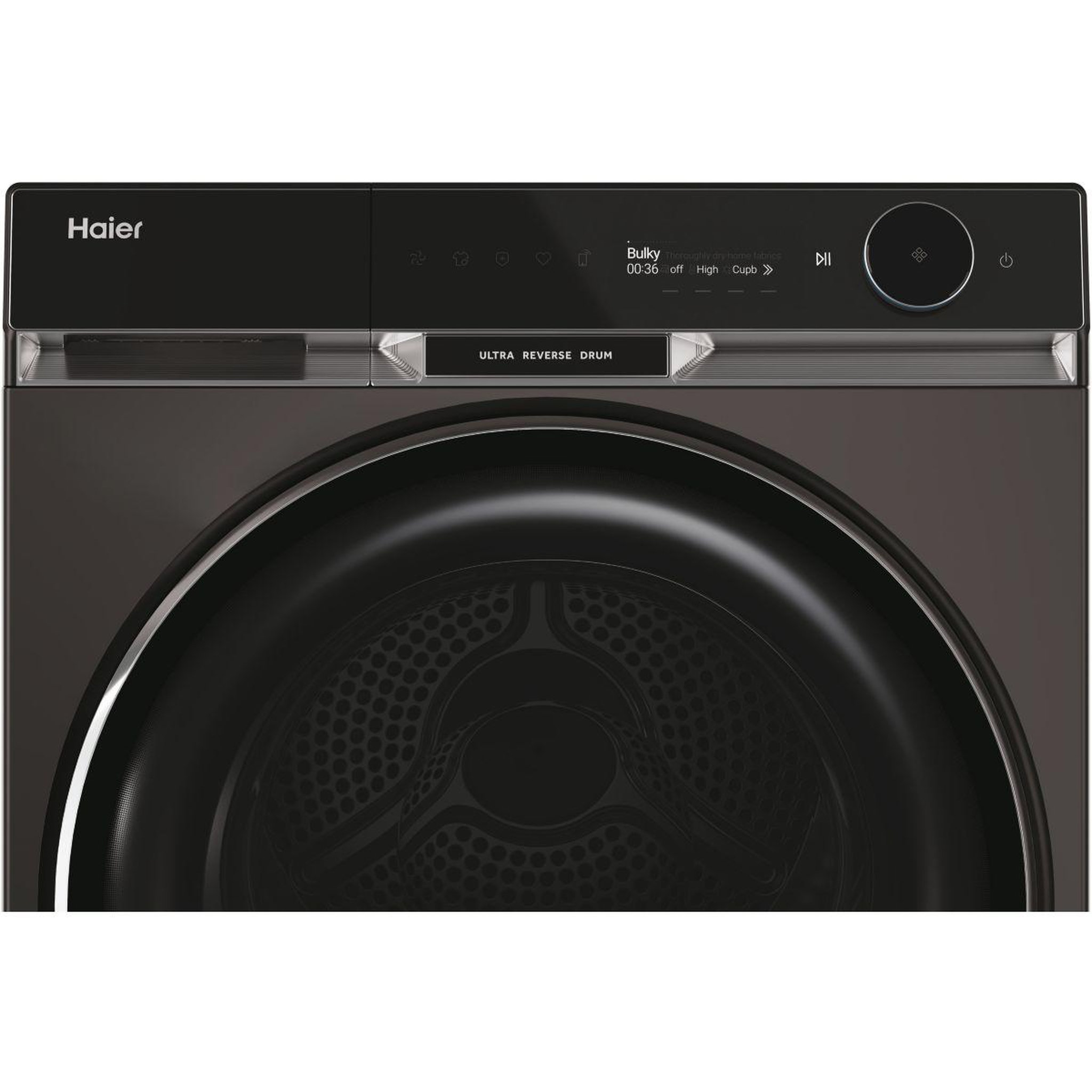 Voir la diapositive 3 : HAIER Sèche linge pompe à chaleur hd90-bq397pgu1
