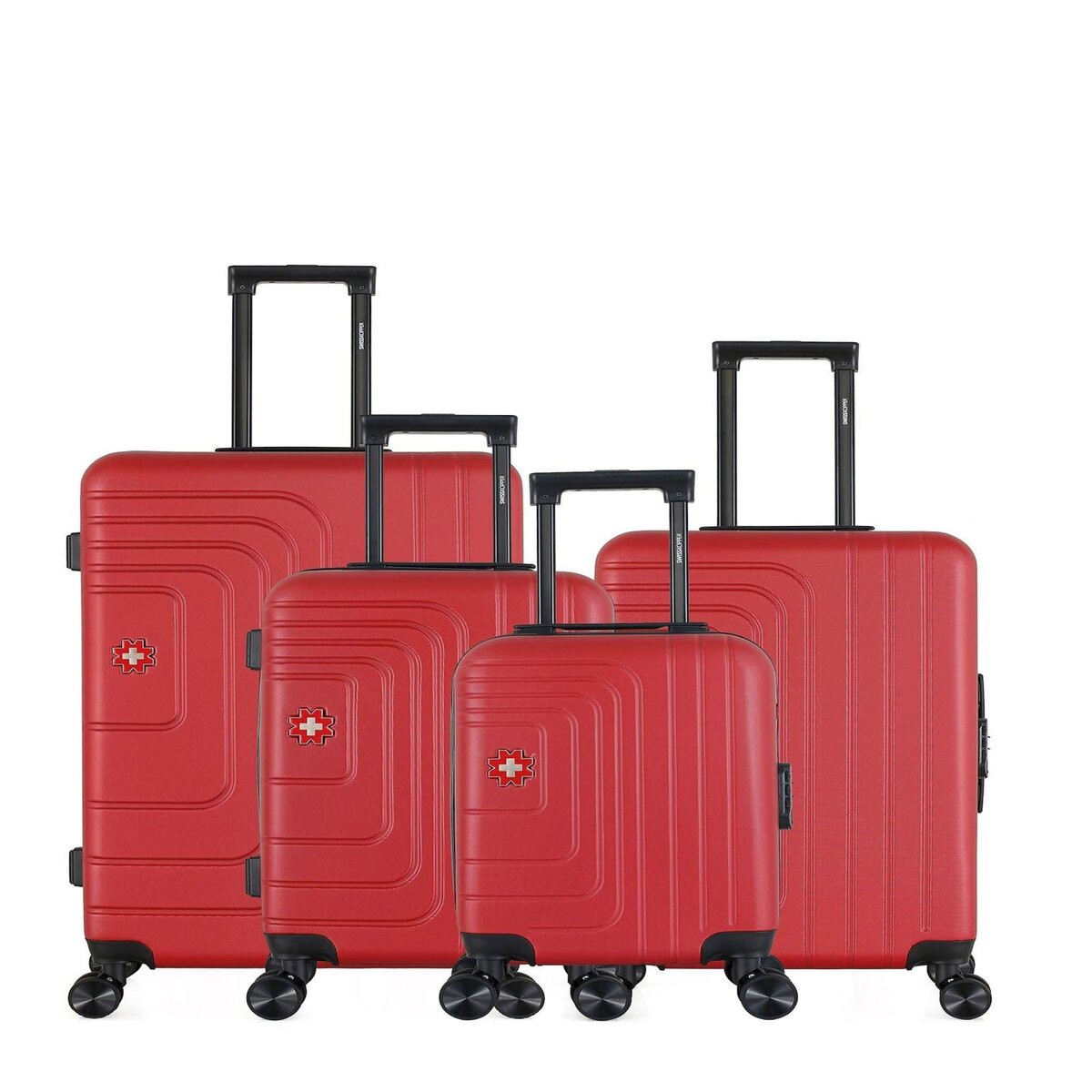 SWISS KOPPER SWISS KOPPER - Lot de 4 - Valises grand format, weekend, cabine, cabine XXS RUTI