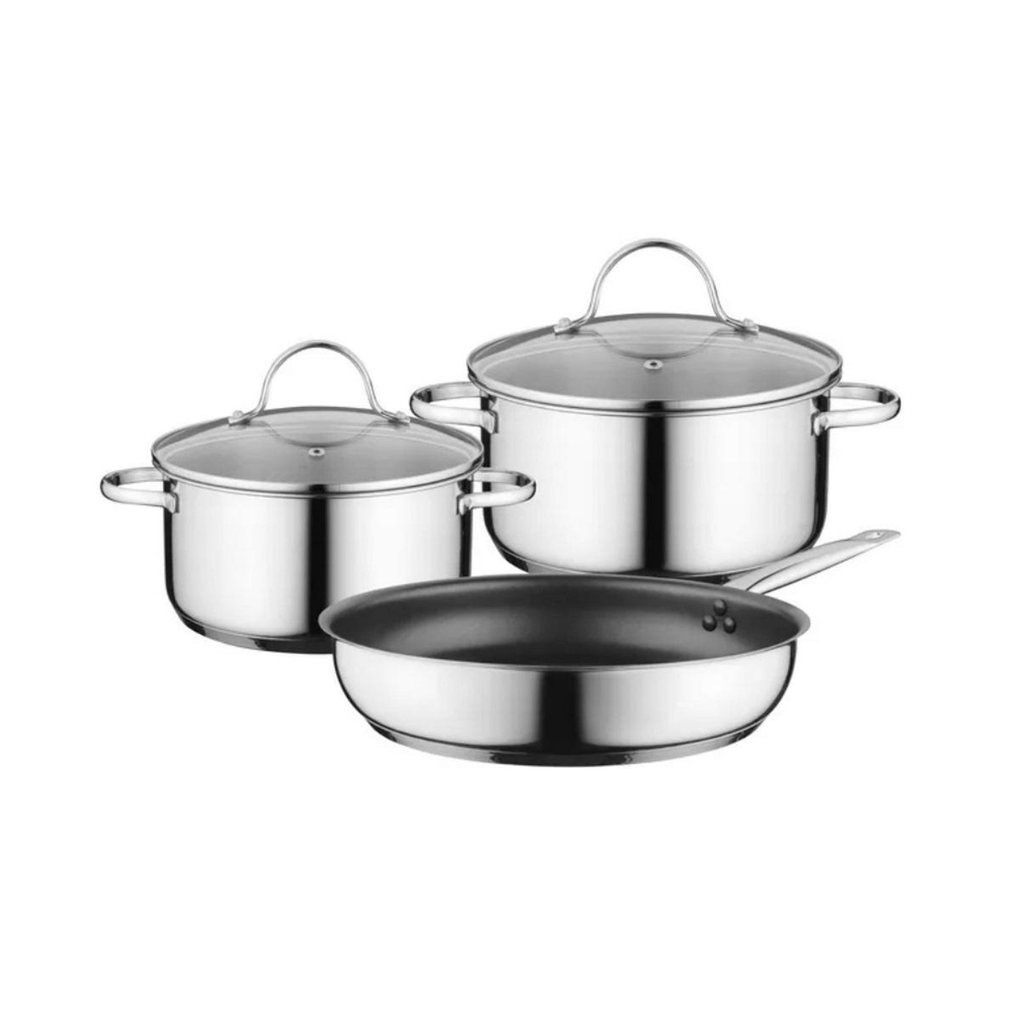 Siemens Batterie de cuisine 3 pièces acier inoxydable - hz9se030
