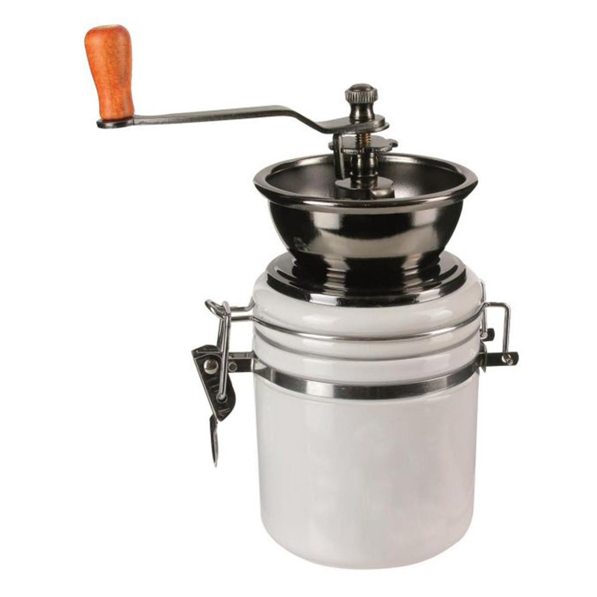 Voir la diapositive 1 : COOK CONCEPT Moulin à café en céramique  barista  20cl blanc