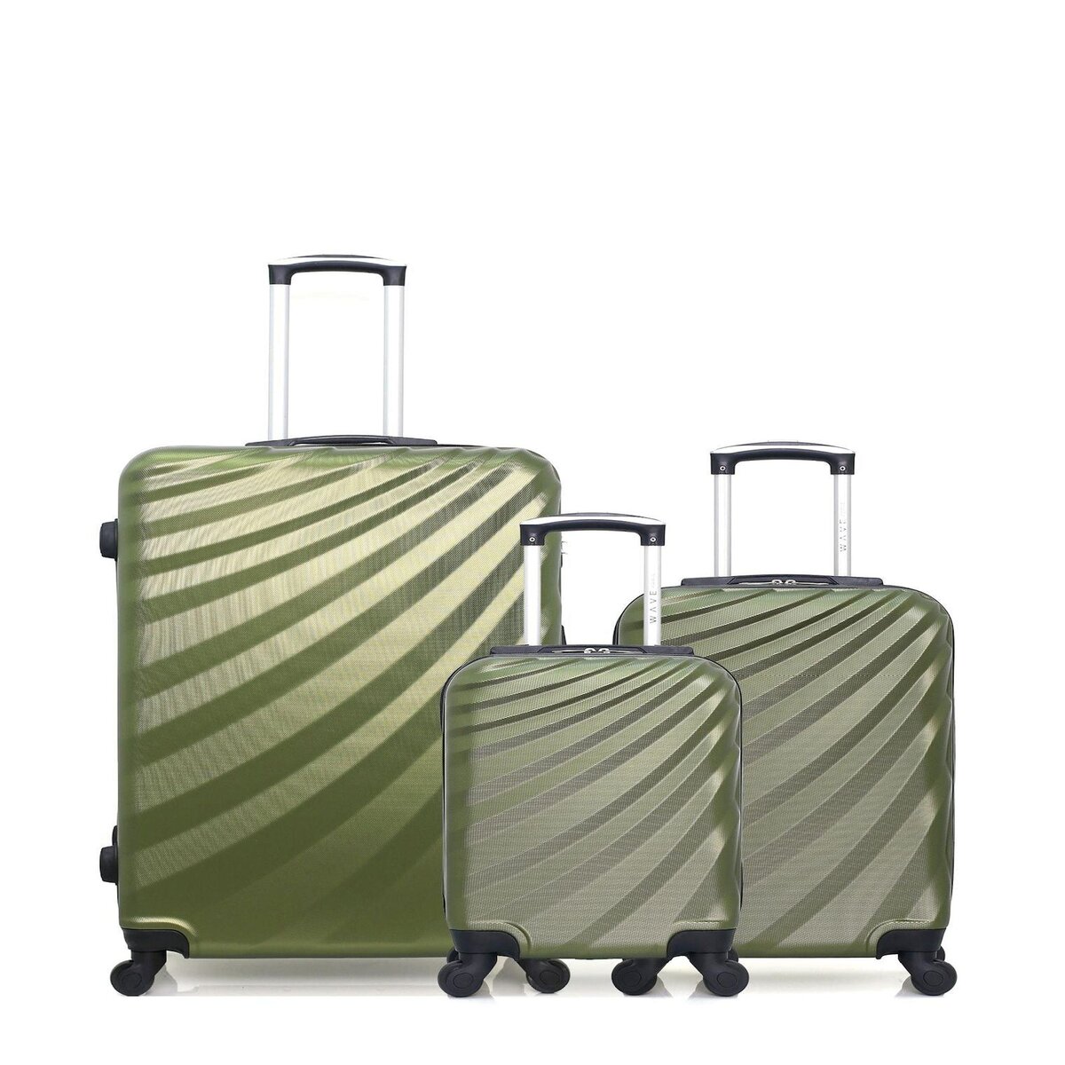 WAVE PARIS WAVE PARIS - LOT DE 3 - Valises grand format, cabine et cabine XXS DANUBE