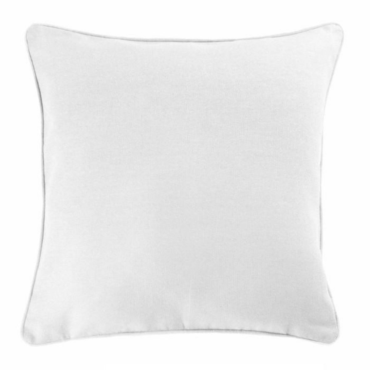 Paris Prix Housse de Coussin  Panama  40x40cm Blanc