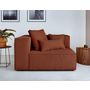 Voir la diapositive 2 : LISA DESIGN Colombine - module d'assise gauche - en velours côtelé