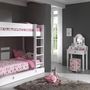 Voir la diapositive 3 : Coiffeuse 3 tiroirs 1 miroir L70cm MAUDE