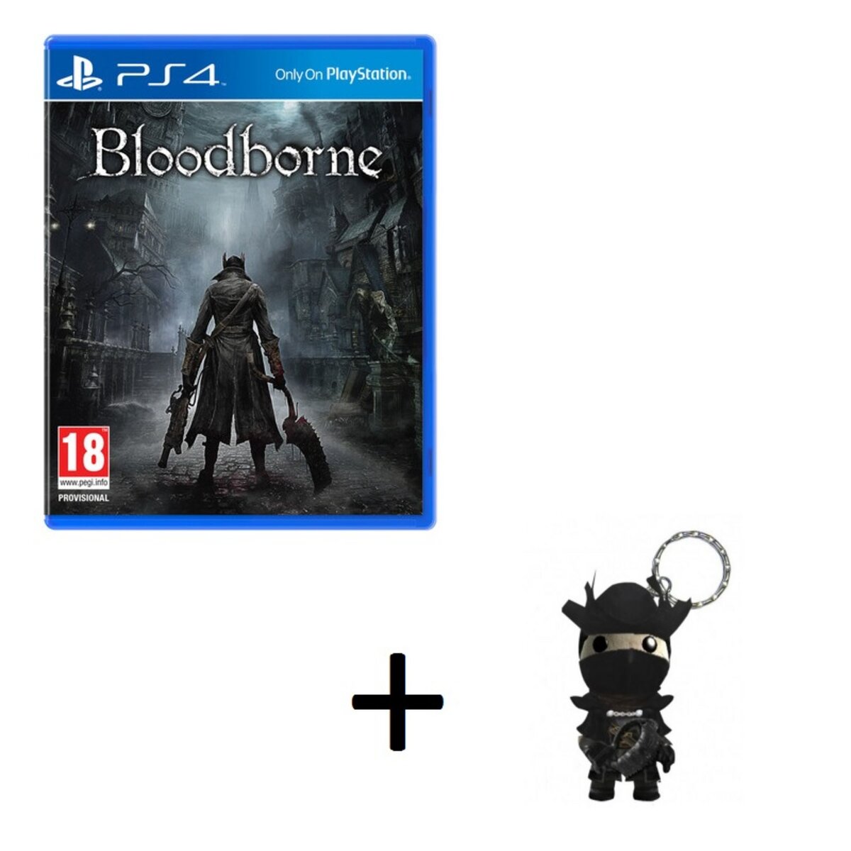 Bloodborne PS4 + Porte-clés Sackboy Bloodborne