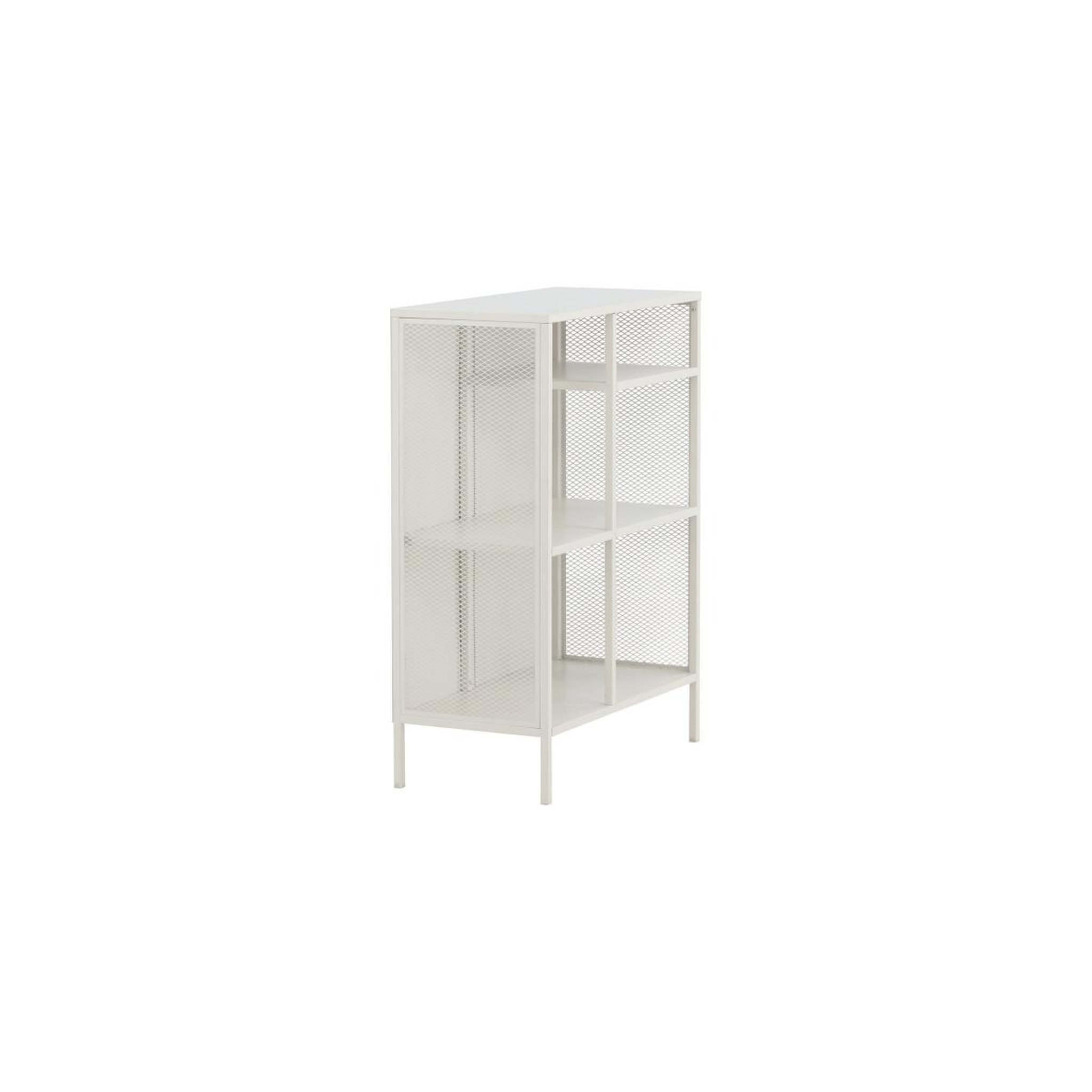 Voir la diapositive 3 : Paris Prix Étagère 3 niveaux en métal  misha  110cm blanc