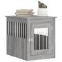 Voir la diapositive 4 : VIDAXL Meuble de cage pour chiens sonoma gris 55x75x65 cm