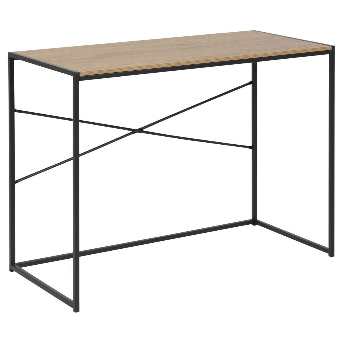 TOILINUX Bureau Sireine en MDF et métal