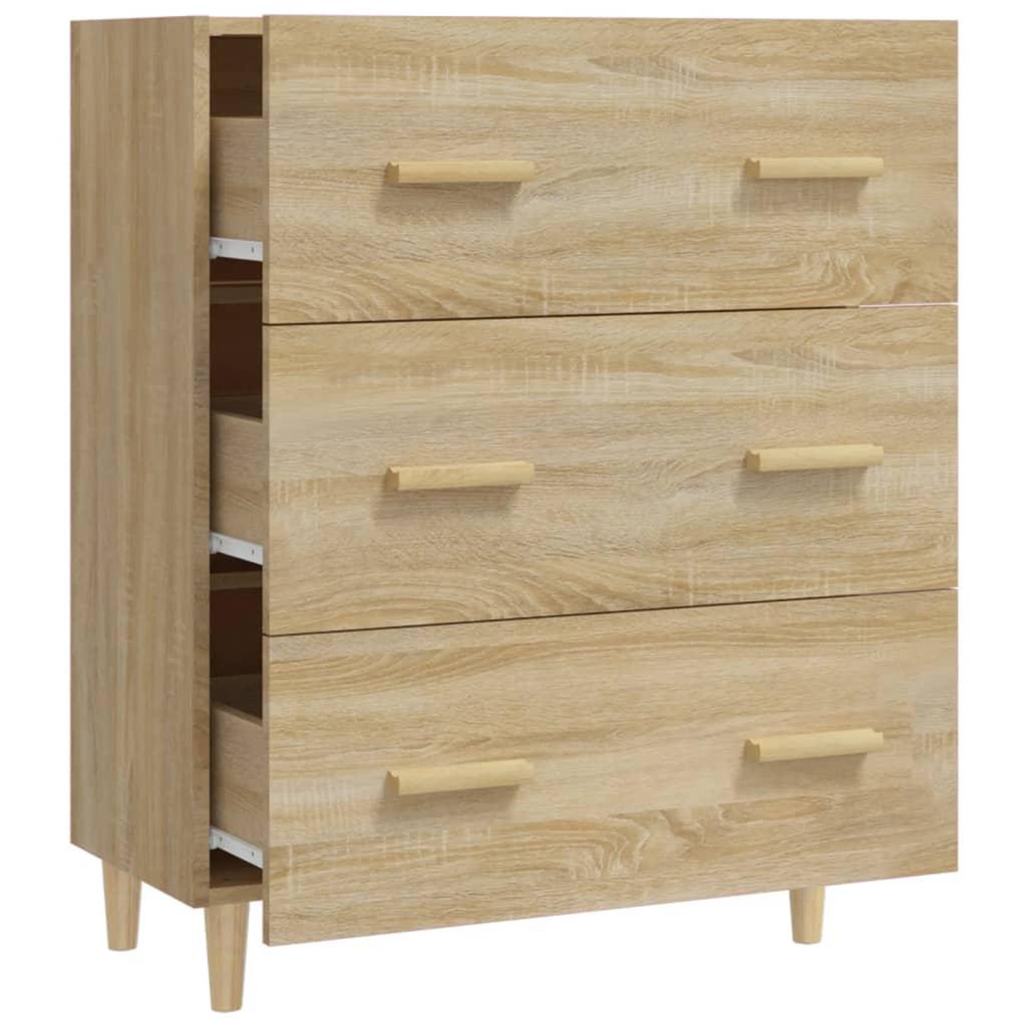 Voir la diapositive 5 : VIDAXL Buffet Chene sonoma 70x34x90 cm Bois d'ingenierie