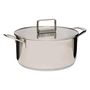 Voir la diapositive 2 : FIVE Lot de 2 Faitouts en Inox  Brillance  24cm Argent