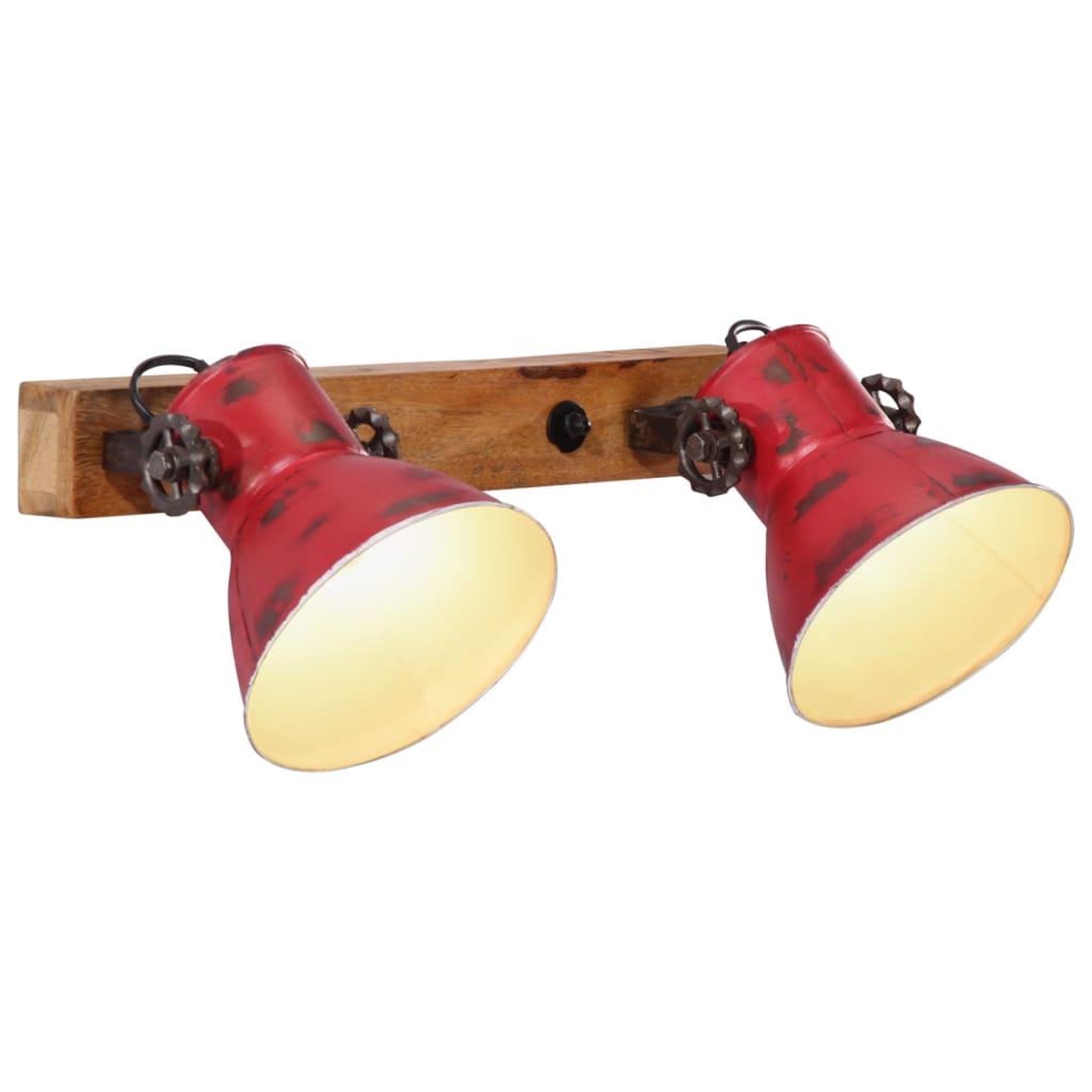 VIDAXL Lampe murale 25 W rouge delave 45x25 cm E27