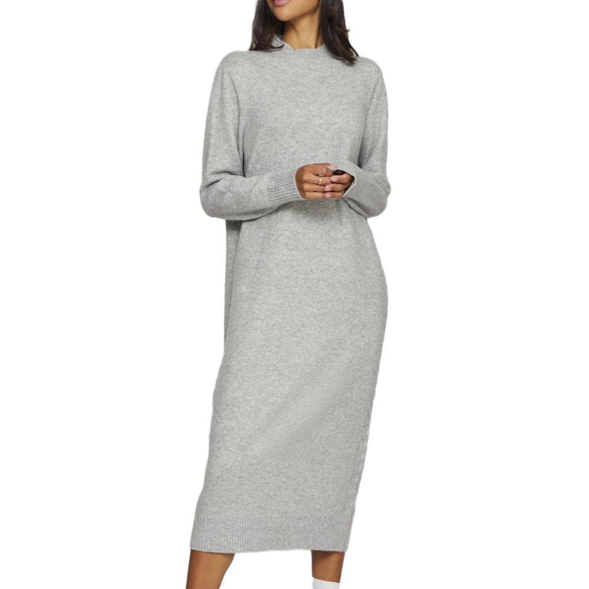 Vila Robe Grise Femme Vila Kiku