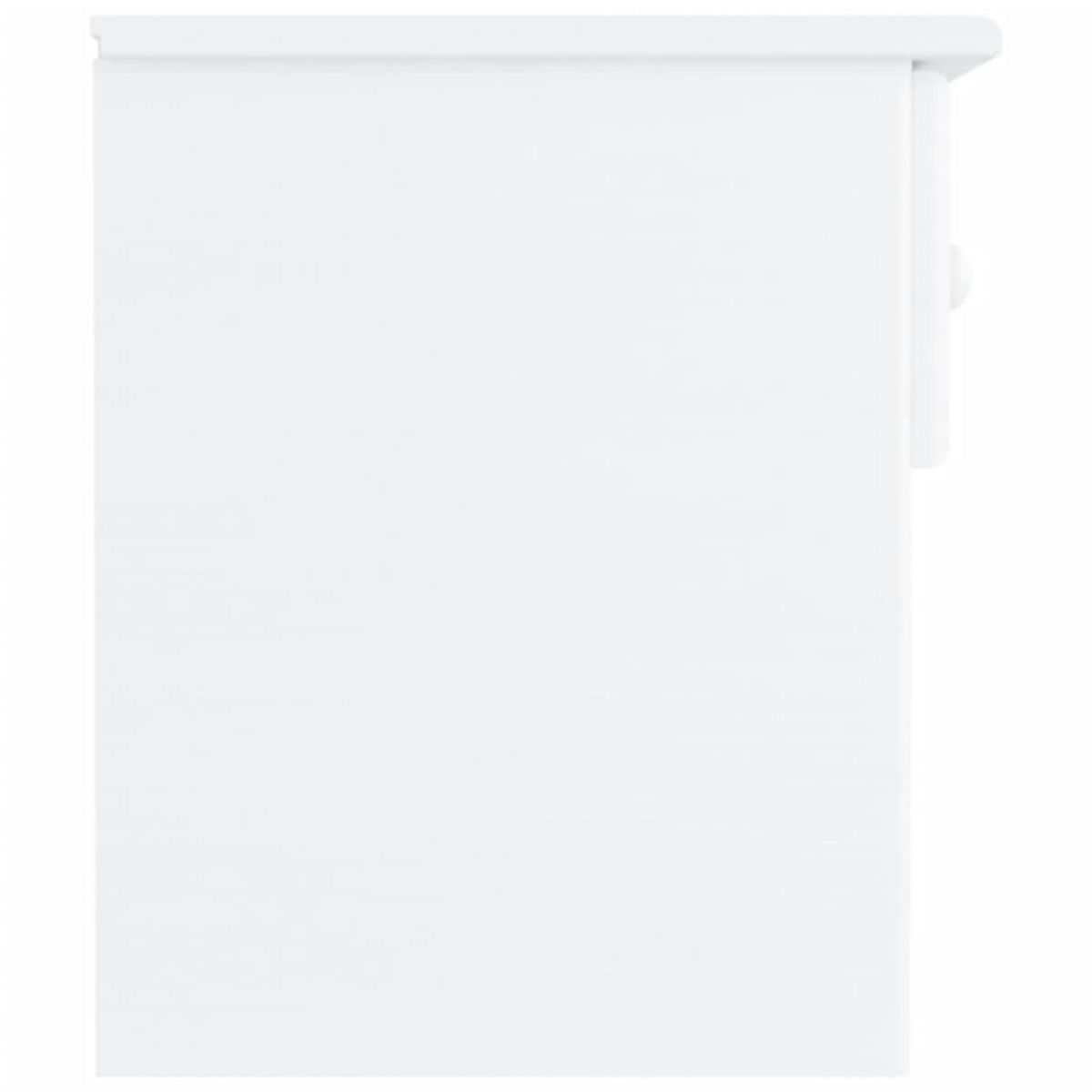 VIDAXL Table de chevet ALTA blanc 41x35x41 cm bois de pin massif