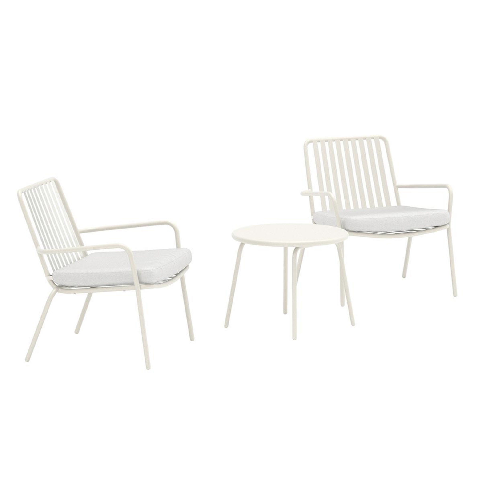 Paris Prix Salon de jardin 3 pièces  mykonos  68cm beige