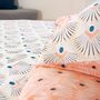 Voir la diapositive 2 : Home collection Parure housse de couette 100% coton bio 57fils mille
