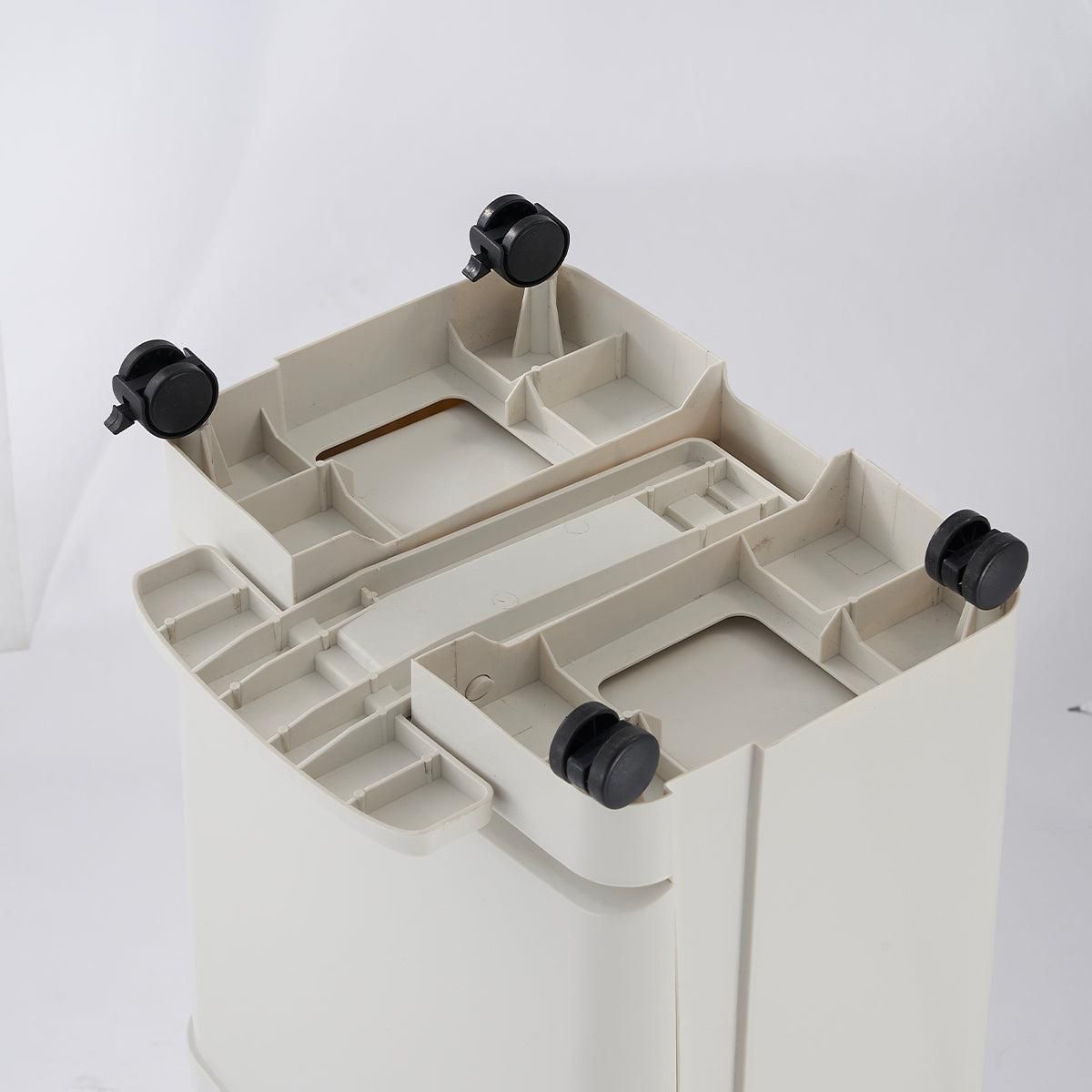 Kitchen move Poubelle de Tri Sélectif VALORIS Blanc Plastique 45L