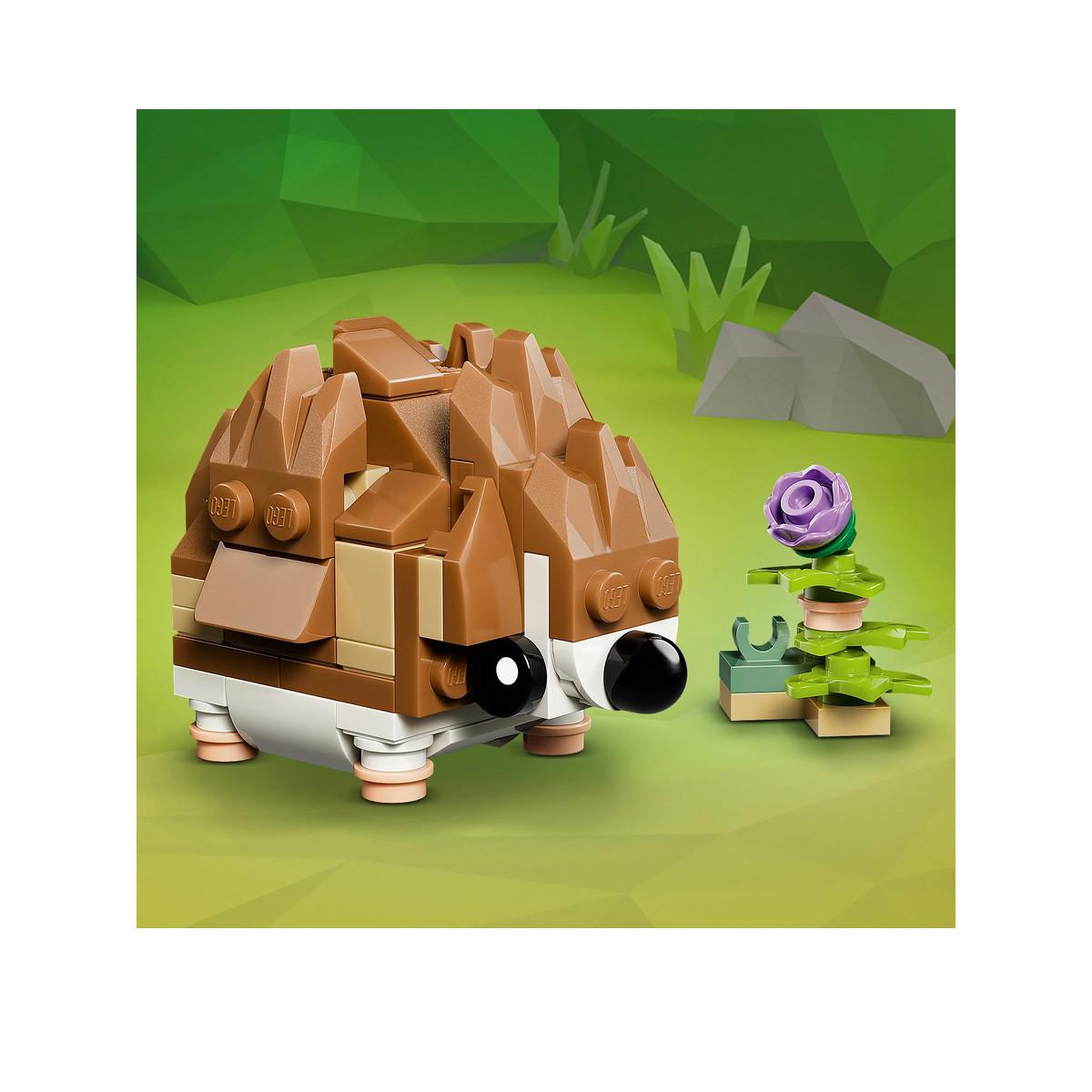 Voir la diapositive 2 : LEGO jouet de construction LEGO créateur hamster mignon avec fleur 31376