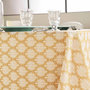 Voir la diapositive 2 : Paris Prix Nappe Antitache Imprimé  Davia  145x240cm Jaune