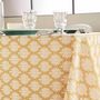 Voir la diapositive 2 : Paris Prix Nappe Antitache Imprimé  Davia  145x240cm Jaune