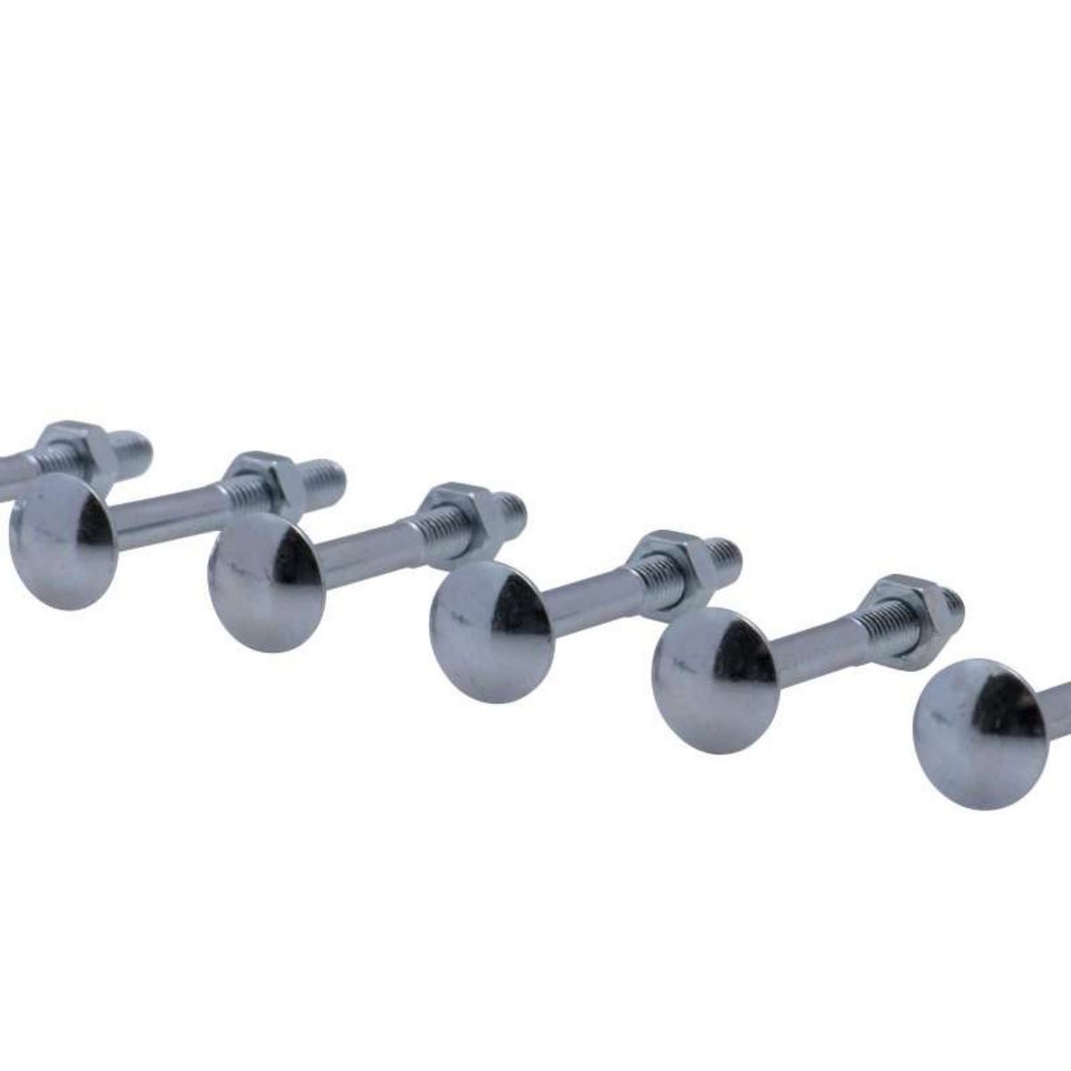  Boulon zingué TRCC Vissal Ø6x60mm  lot de 20 boulons