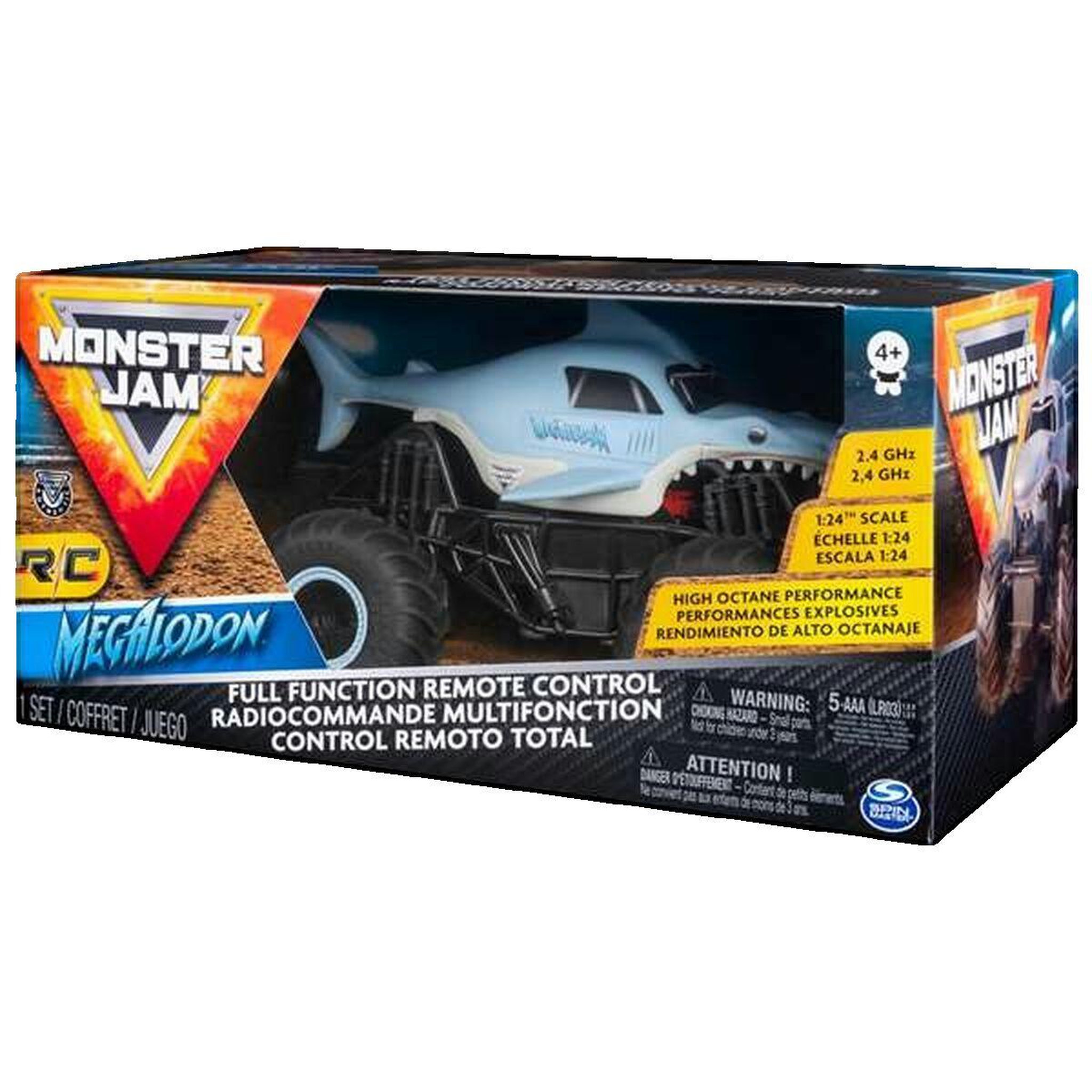 Voir la diapositive 3 : Auhagen Voiture radiocommandée Aster Megalodon bleu clair et noir