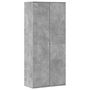 Voir la diapositive 2 : VIDAXL Armoire a chaussures Gris beton 80x39x178 cm Bois d'ingenierie