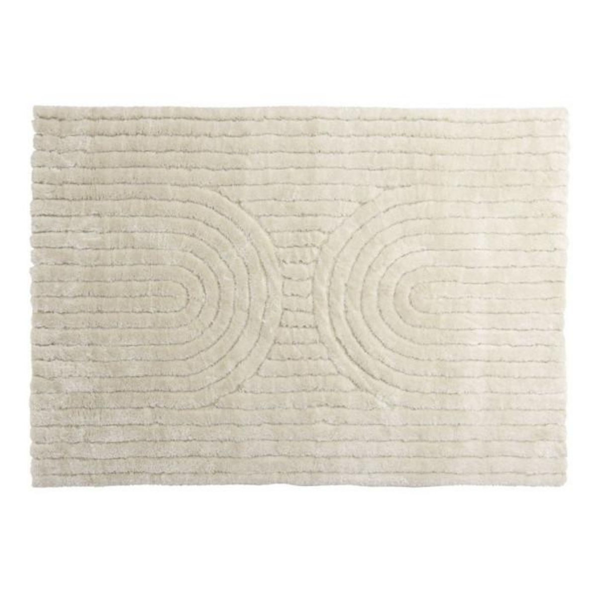 Paris Prix Tapis Déco Texturé  Niklas  160x230cm Blanc